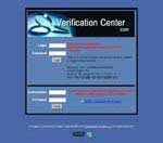 Archived homepage of Verification Center